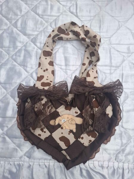 Heart bag capuccino
