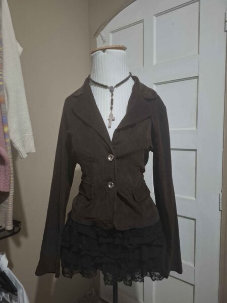 blazer vamp marrom