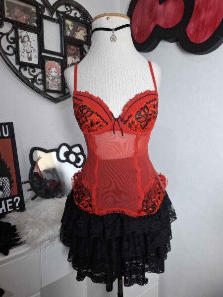 corset red